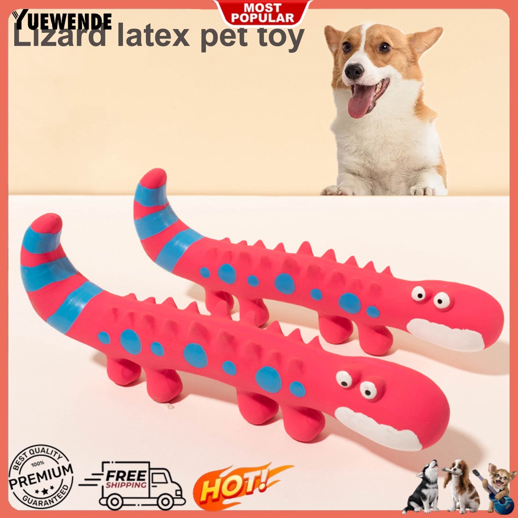 Đồ Chơi Nhai Hình Thằn Lằn Hoạt Hình Chống Cắn Và Phát Tiếng Kêu Cho Thú Cưng
