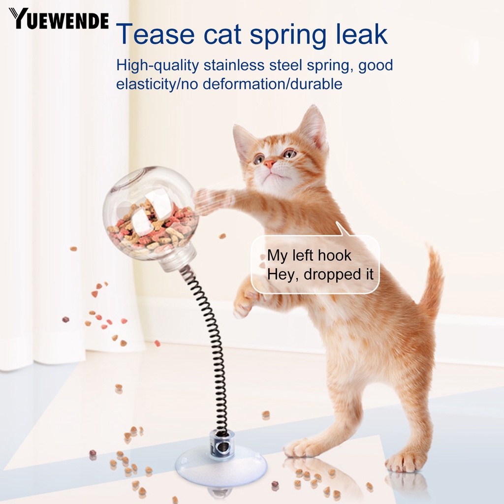 Quả Bóng Đồ Chơi Lò Xo Chống Sặc Có Thể Điều Chỉnh Hỗ Trợ Huấn Luyện Thú Cưng