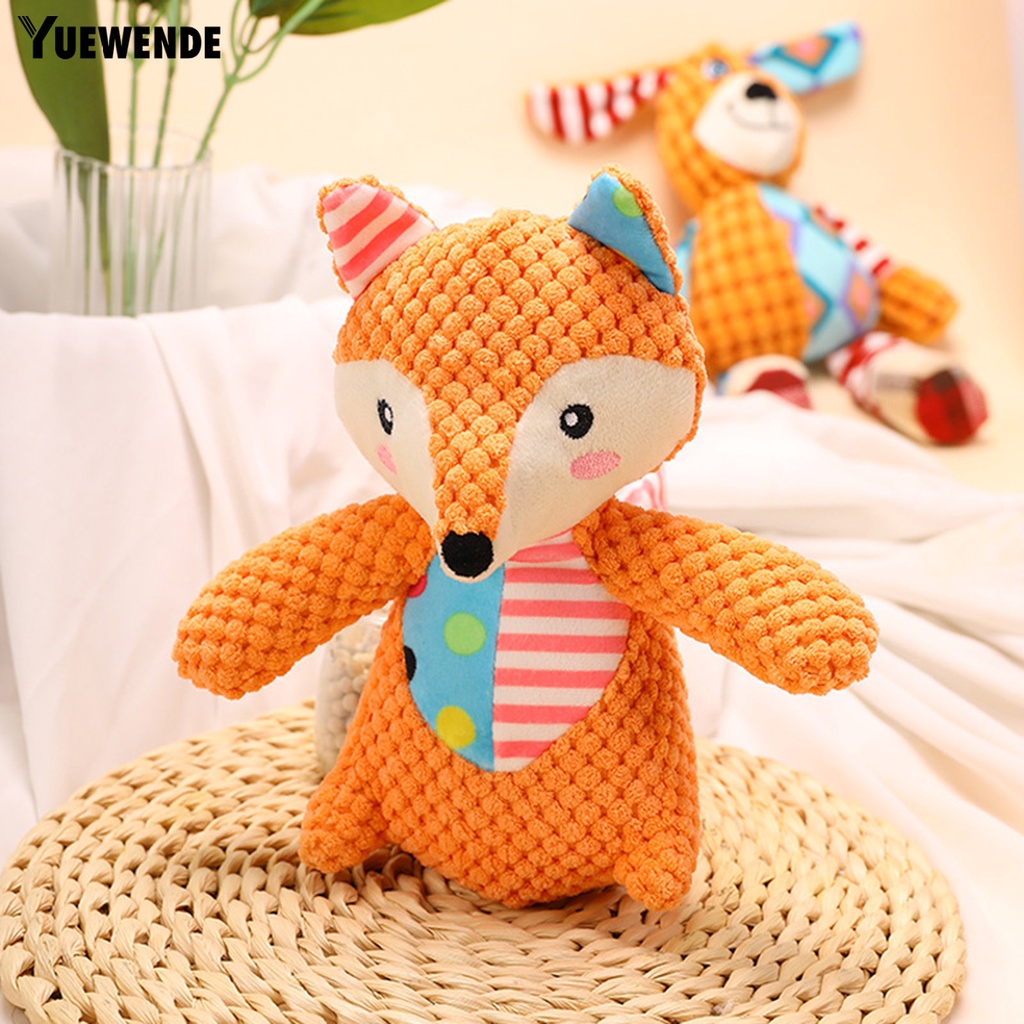 Yq.e Đồ Chơi Phát Ra Âm Thanh Hình Cáo Hoạt Hình Tinh Tế Chống Cắn Răng Cho Thú Cưng