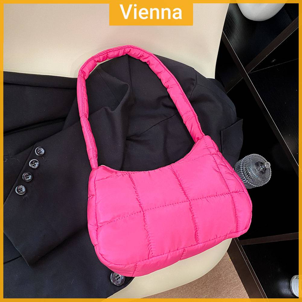Túi Đeo Vai / Kẹp Nách Nhồi Bông Mềm Mại Giữ Ấm Mùa Đông Đơn Giản Thời Trang
