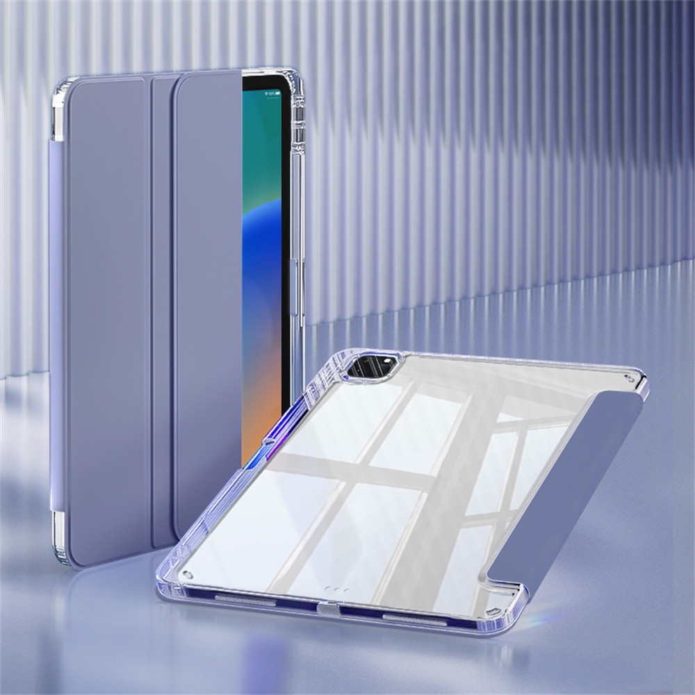 Ốp Máy Tính Bảng Bằng PC Trong Suốt Kèm Ngăn Đựng Bút Chì Nam Châm Cho Xiaomi Pad 6 Pro / MI Pad 6 Xiaomi MI Pad 6 Pro 2023 11 Inch