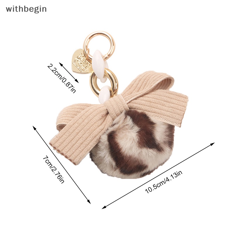 Móc Khóa Cục Bông Nhiều Màu Sắc Dùng Để Trang Trí Túi Xách