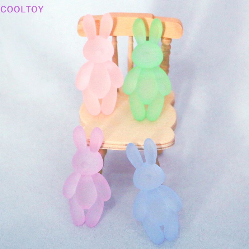 Set 4 Gối Hình Thỏ Hoạt Hình Trang Trí Nhà Búp Bê