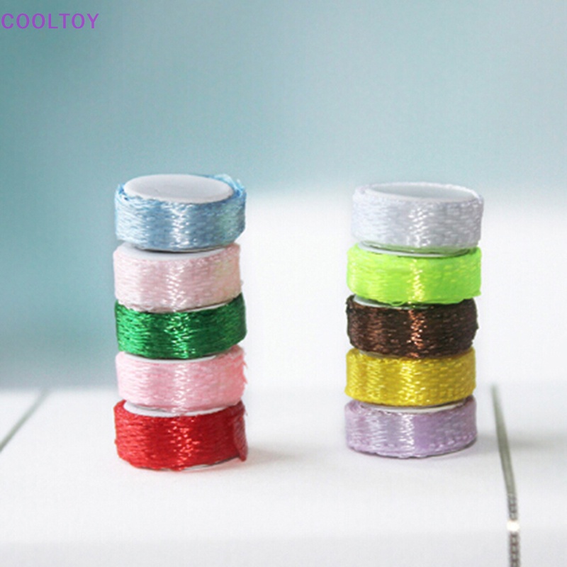 Set 5 Cuộn Ruy Băng Mini Tỉ Lệ 1: 12 Trang Trí Nhà Búp Bê