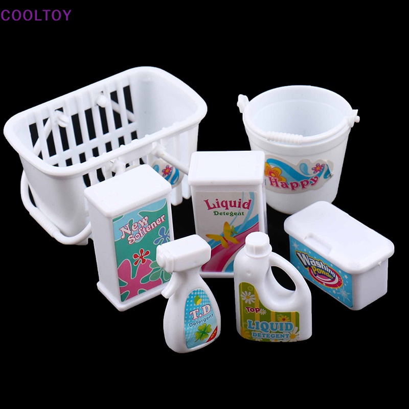 Cooltoy Bộ Đồ Chơi Xô Đựng Chất Tẩy Rửa Vệ Sinh Cho Nhà Búp Bê