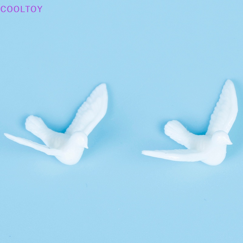 Cooltoy Bộ 2 Chim Bồ Câu Giả Tỉ Lệ 1: 12