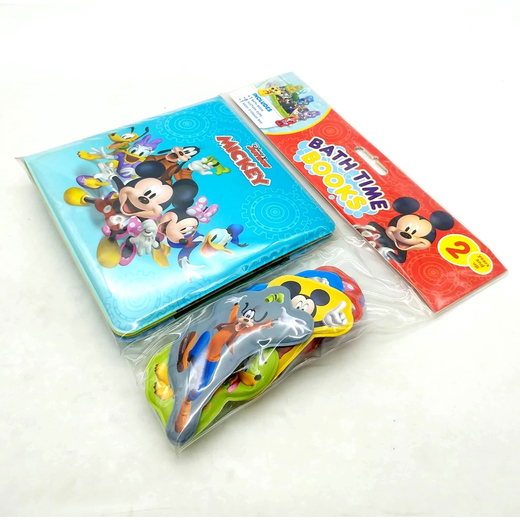 Disney Minnie & Mickey Bath Time Books