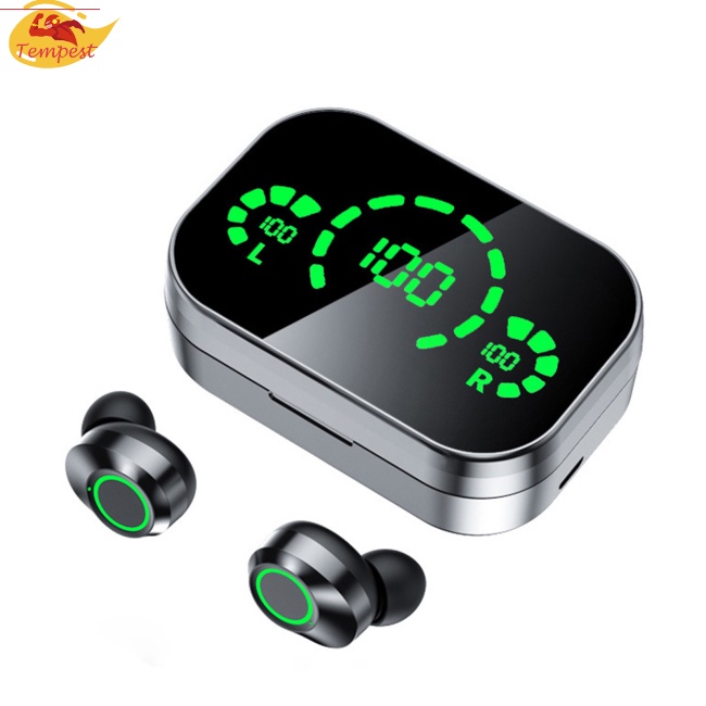Tai nghe không dây Tws Yd03 Âm Thanh Hifi Có Mic Hộp Sạc 3000mah Có Màn Hình Led