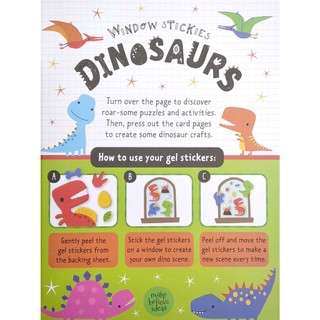 Window Stickies Dinosaurs