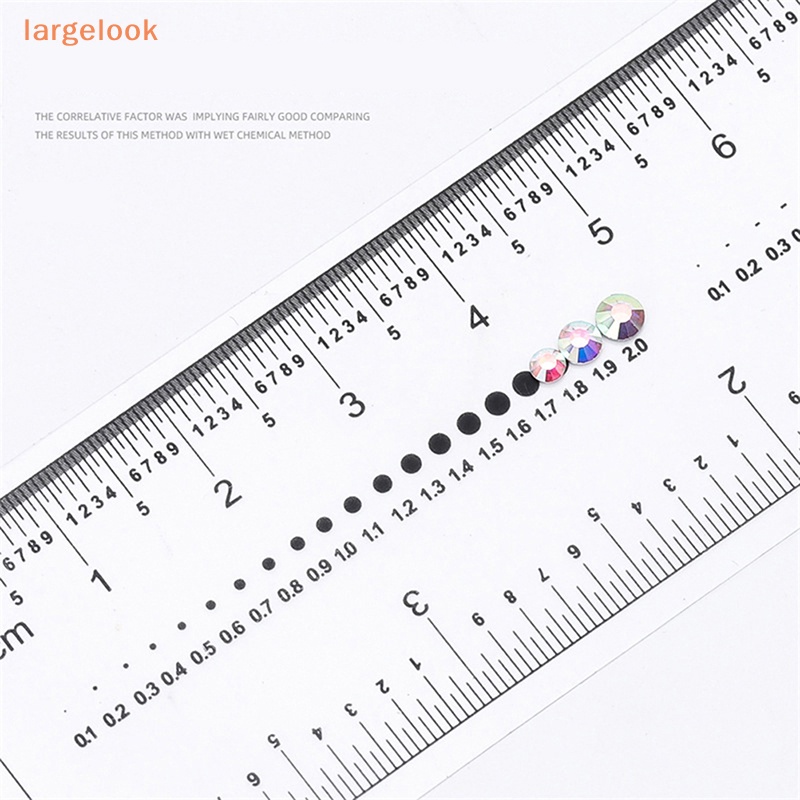 Set 10 Thước Đo Kích Cỡ Móng Tay Trong Suốt Tiện Dụng