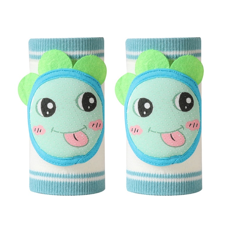 1 Cặp Đệm Bảo Vệ Đầu Gối Co Giãn Chống Trượt Cho Bé Tập Bò