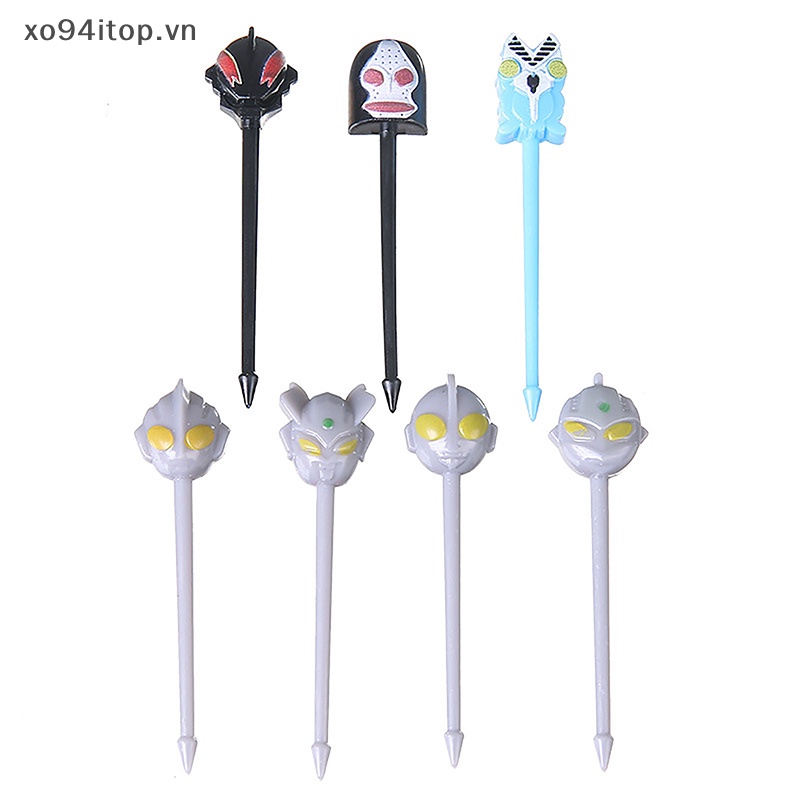 Set 7 Nĩa Ăn Trái Cây Hình Động Vật Đáng Yêu