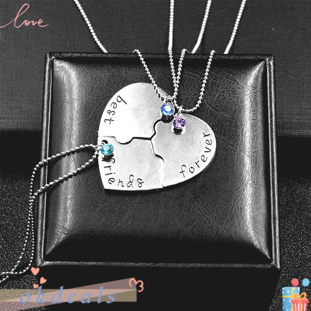 Bộ 3 / 4 Món Trang Sức Xếp Hình Trái Tim Độc Đáo