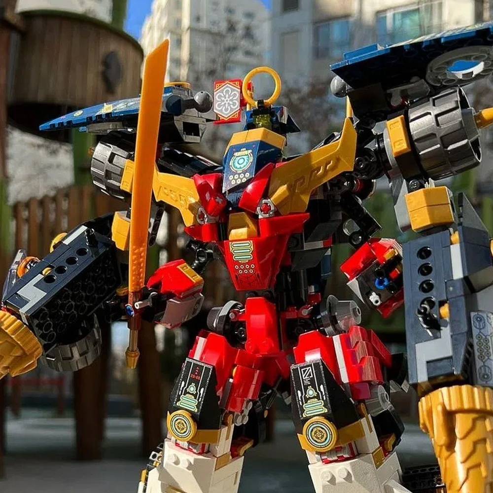 Lloyd 'S Hydro Mech Bộ Đồ Chơi Khối Xây Dựng Ban Đêm Pha Lê Nhỏ Nhắn Hình Rồng Vàng Làm Quà Tặng Cho Bé Trai