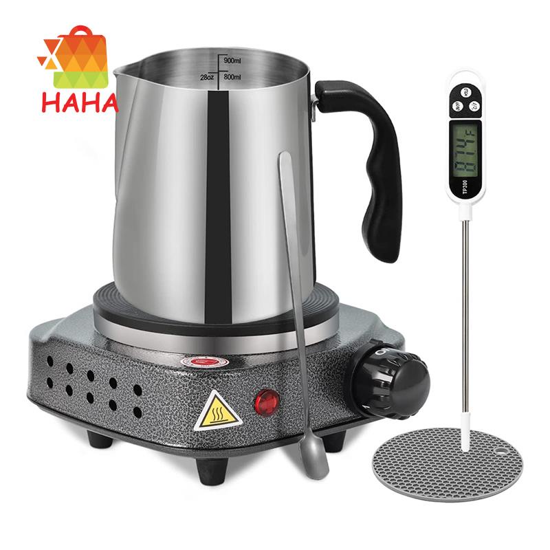 Bộ Dụng Cụ Làm Nến Bằng Kim Loại Diy Phích Cắm US Cho Người Mới Bắt Đầu