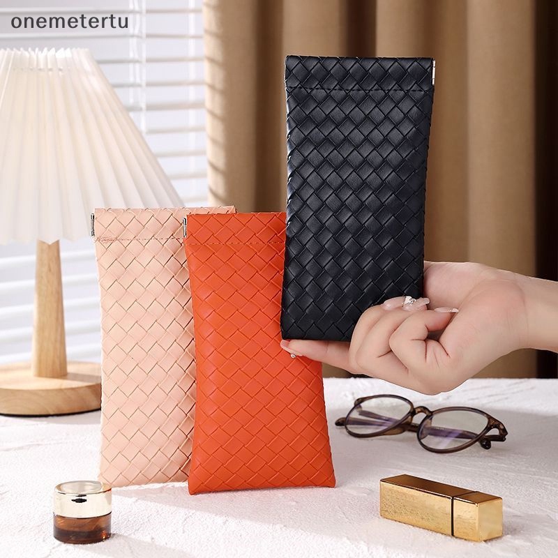 Onemetertu 1 Hộp Đựng Mắt Kính Bằng Da PU Chống Thấm Nước
