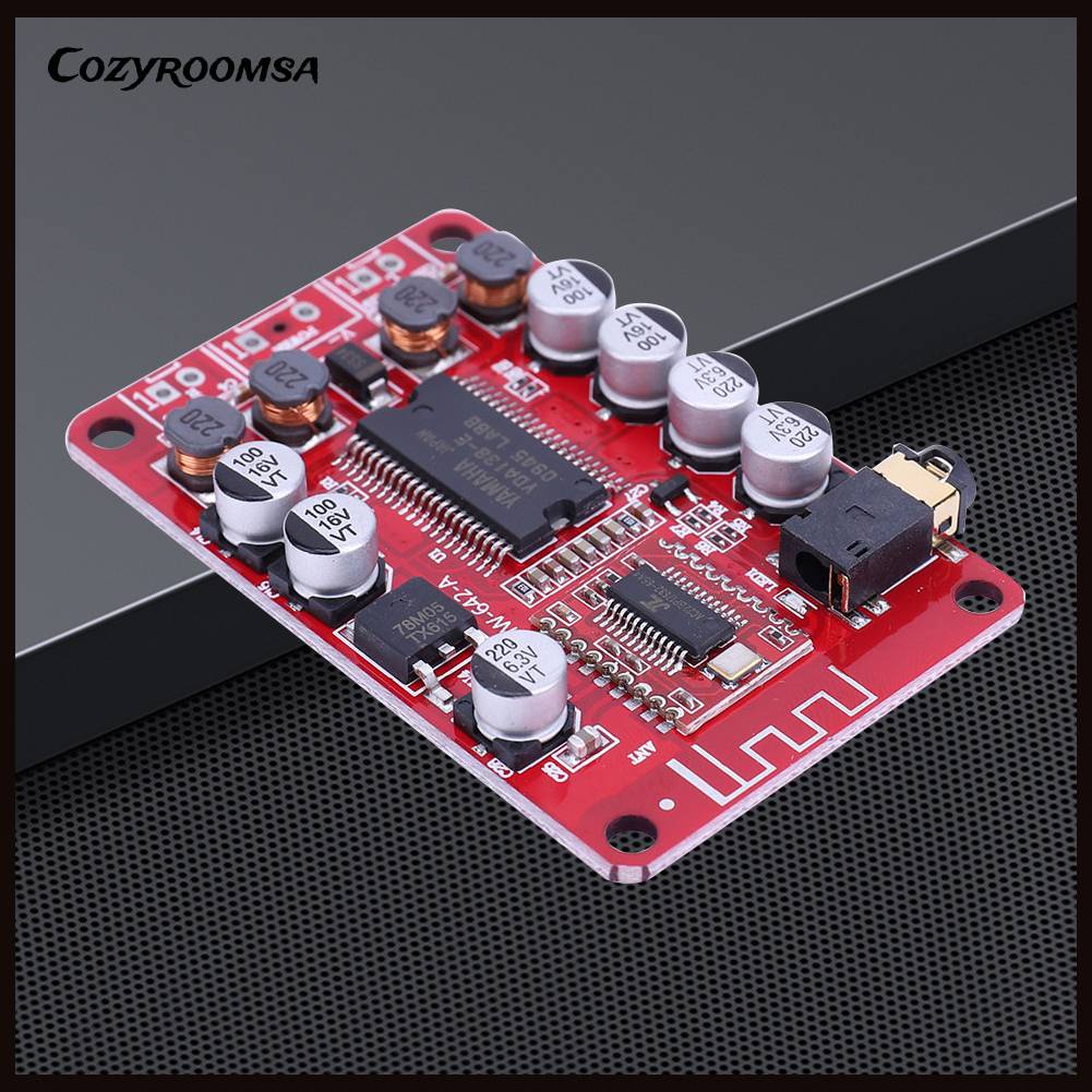 Bảng Mạch Khuếch Đại Âm Thanh Bluetooth DC 12V 2A 3.5 2x10W Cho 4-10Ohm