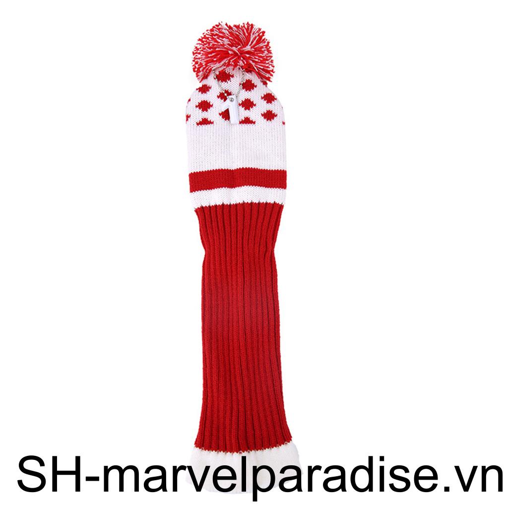 Bộ 3 Vỏ Bọc Đầu Gậy Đánh Golf Làm Bằng Len Kích Thước Nhỏ Gọn Dành Cho 1 / 3 / 5 Clubs