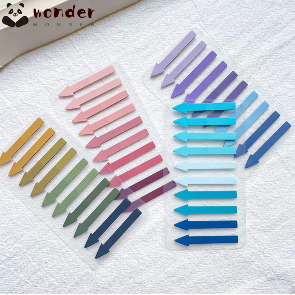 Set 5 Tấm Sticker Trong Suốt Hình Mũi Tên / Lá Cờ Thú Cưng Cho Học Sinh