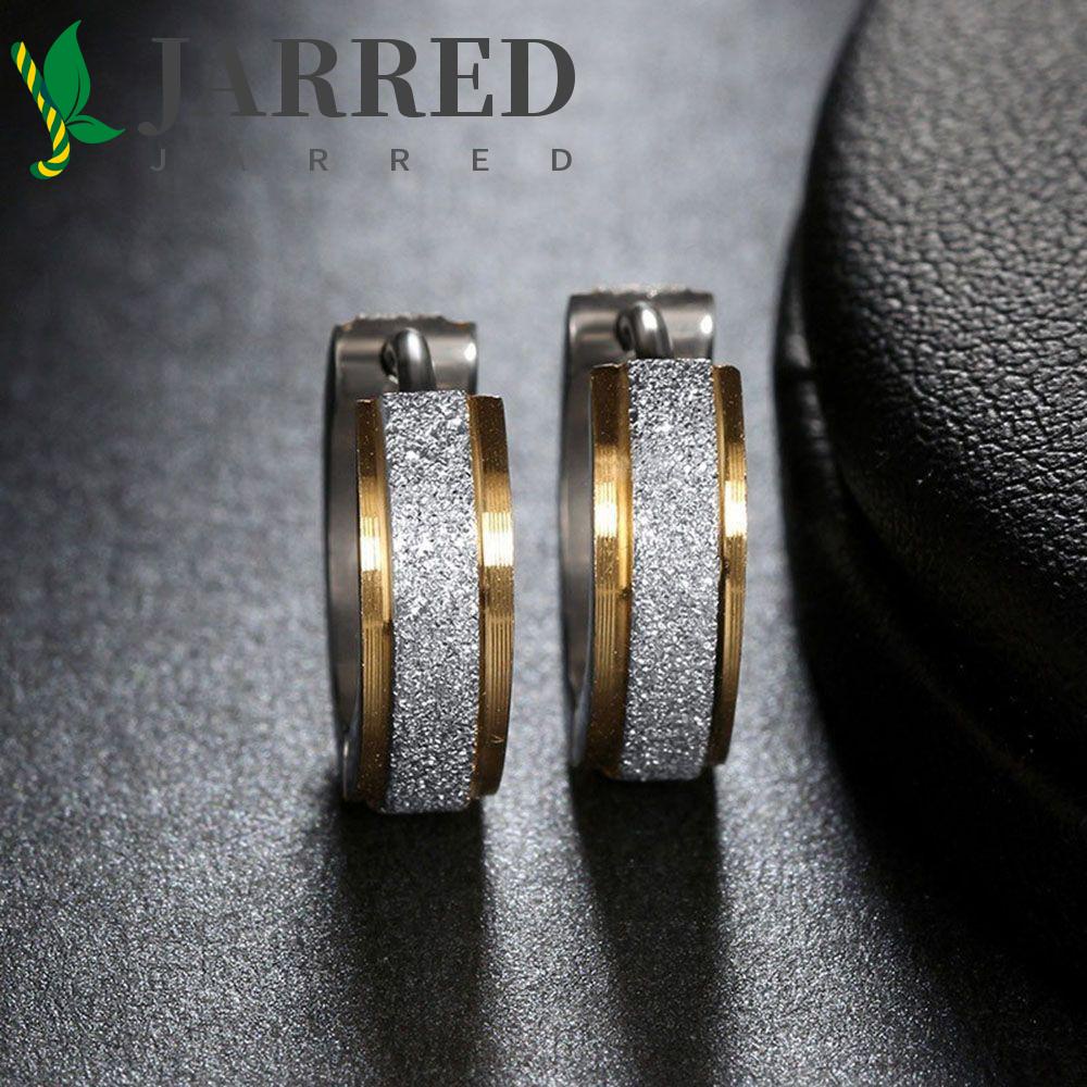 Bông Tai Tròn Bằng Thép Không Gỉ Thời Trang Cho Nam