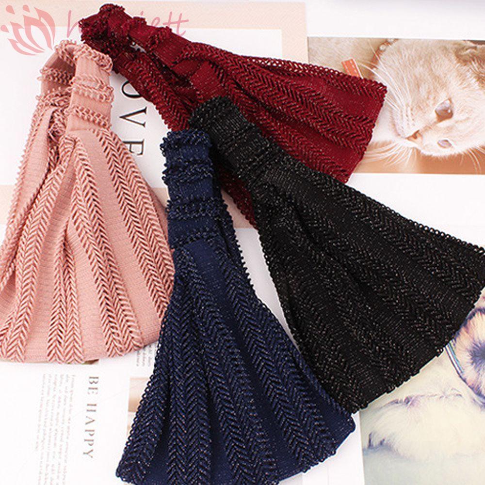 Băng đô cài tóc rửa mặt Phối Lưới Màu Sắc Trơn Phong Cách Hàn Quốc Dành Cho Nữ