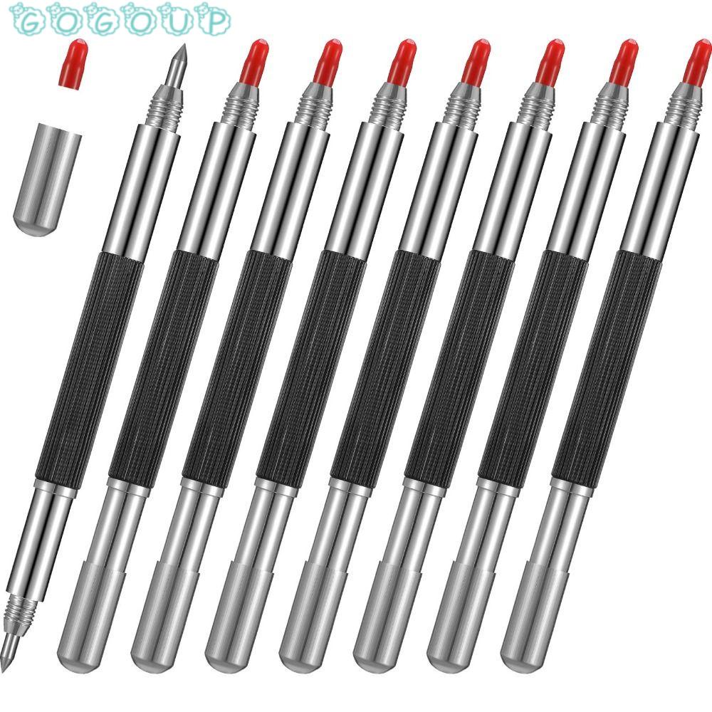 Set 8 Bút Khắc Hai Đầu Bằng Hợp Kim / Kính / Gốm Sứ Dùng Trong Xây Dựng