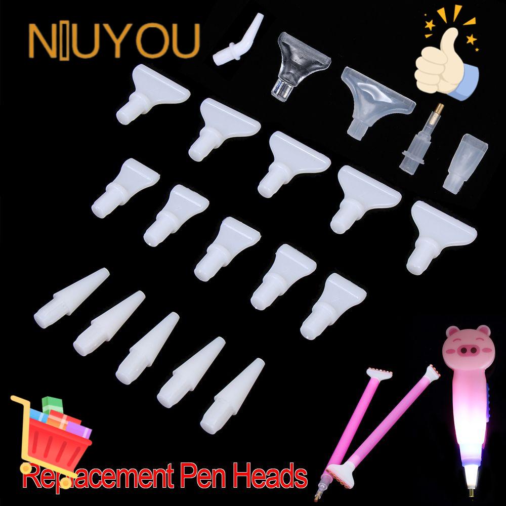 Set 5 / 10 Đầu Bút Thêu Họa Tiết Thay Thế Nhanh Chóng Tiện Lợi