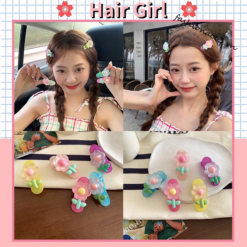 Kẹp Tóc Hình Cây Kem Dễ Thương Cho Bé Gái