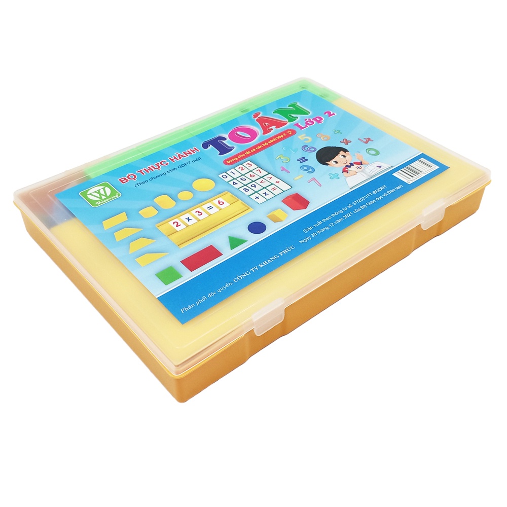 Bộ 2 Hộp Thực Hành Toán Lớp 2