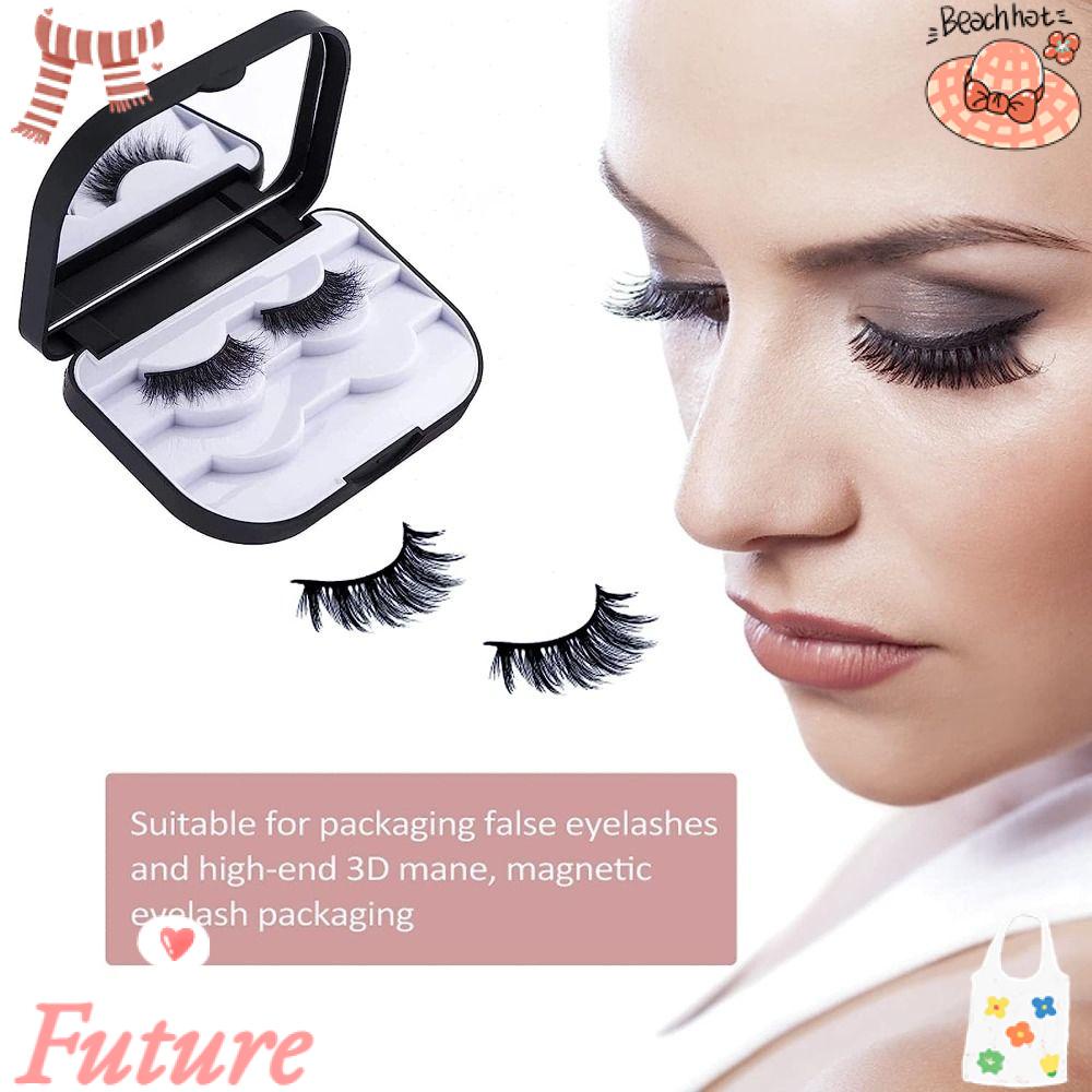 Hộp Đựng Lông Mi Giả 3 Tầng Kèm Gương Và Giá Đỡ Lông Mi Giả
