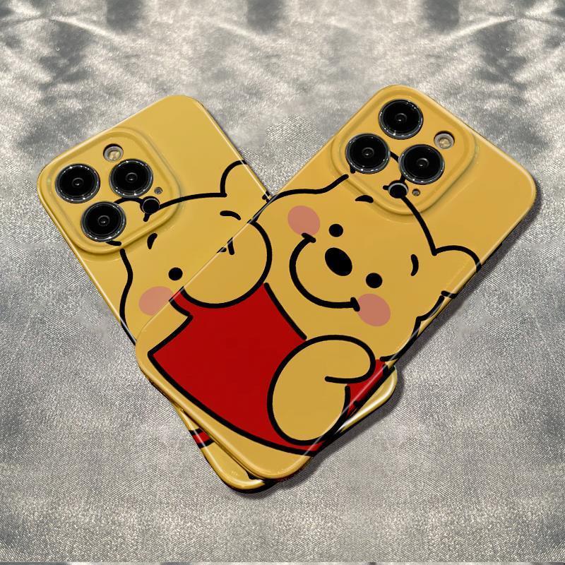 Ốp Điện Thoại Mềm Chống Sốc Hình Winnie the Pooh Cho Iphone 12 78 plus1314pro 11ins 02DO