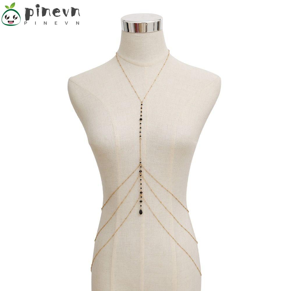 Dây Chuyền Đeo Hông Đính Hạt Thời Trang