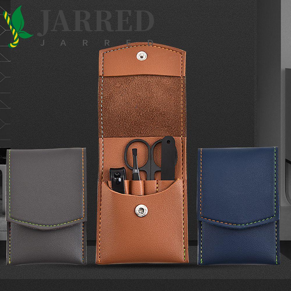 Bộ Kềm Cắt Móng Tay Bằng Da PU Có Thể Gấp Gọn Tiện Dụng Mang Theo Du Lịch