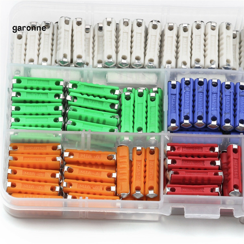 Hộp 200 Cầu Chì 5A / 8A / 10A / 16A / 25A Cho Xe Ô Tô