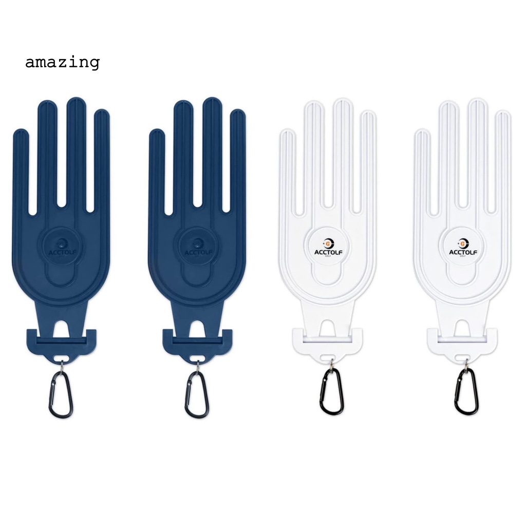 Bộ 2 Kẹp Giữ Găng Tay Đánh Golf Kèm Móc Di Động Tiện Dụng
