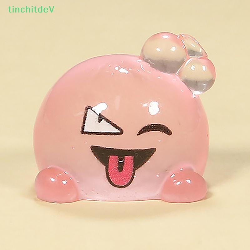 [TinchitdeV] Bộ 2 Đèn Nhựa Resin Mini Phát Quang Kirby Với Biểu Tượng Cảm Xúc Cho Bảng Điều Khiển Xe Hơi Ngẫu Nhiên