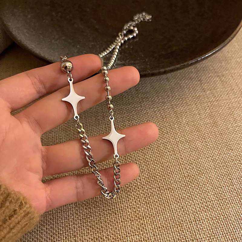 Vòng Cổ Choker Y2K Bằng Thép Titan Màu Sắc Đa Dạng Thời Trang Unisex