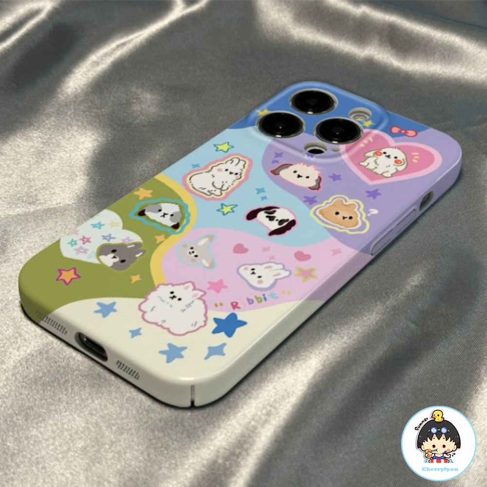 Ốp Điện Thoại TPU Dẻo Họa Tiết Hoạt Hình Động Vật Nhiều Màu Dễ Thương Chống Sốc Cho IPhone 11 12 13 14 Pro Max