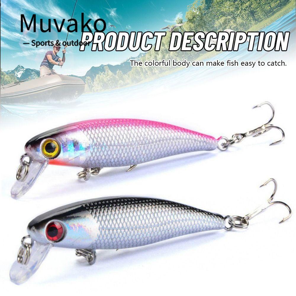 MUVAKO Mồi Câu Cá Giả Thiết Kế Phong Cách Nhật Bản