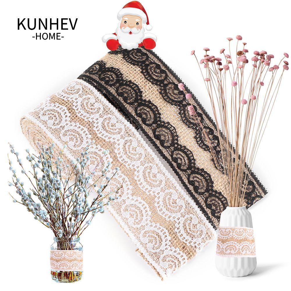 KUNHEV Cuộn Dây Đay 2M Trang Trí Tiệc Cưới