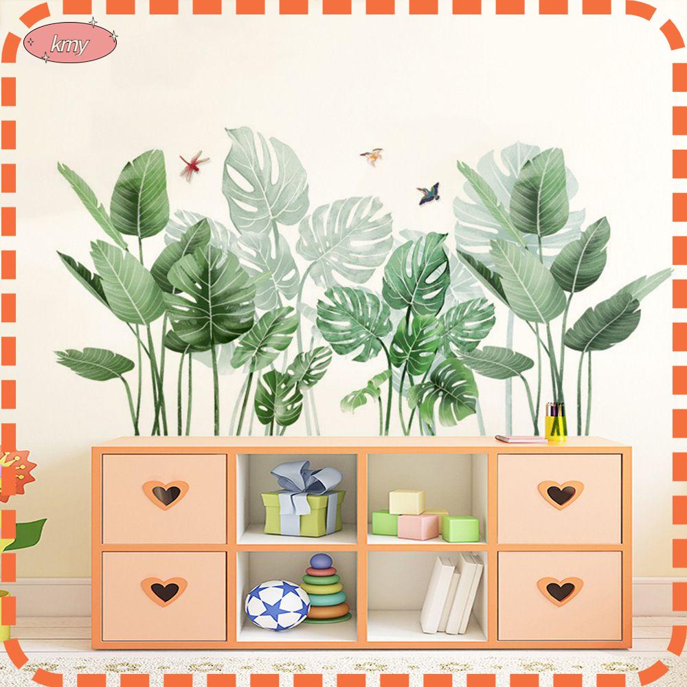 Miếng Dán Tường Bằng PVC Hình Cỏ Xanh Độc Đáo Trang Trí Nhà Cửa