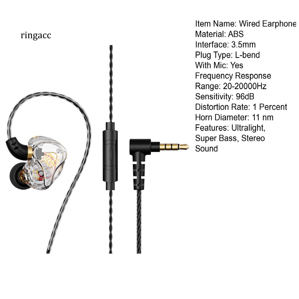 Tai Nghe Thể Thao Nhét Tai Có Dây Âm Thanh Siêu Trầm Kèm Mic Chuyên Dụng Cho Điện Thoại