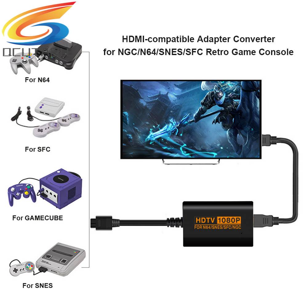 Bộ ChuyểN ĐổI HDMI-C / N64 / SNES / SFC Retro Cho MáY Chơi Game