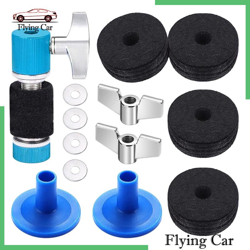 Set 13 Phụ Kiện Thay Thế Cho Tay Cầm Chống Rung Cymbal Có Đai Ốc Cánh Siêu Bền Lzdjfmy2
