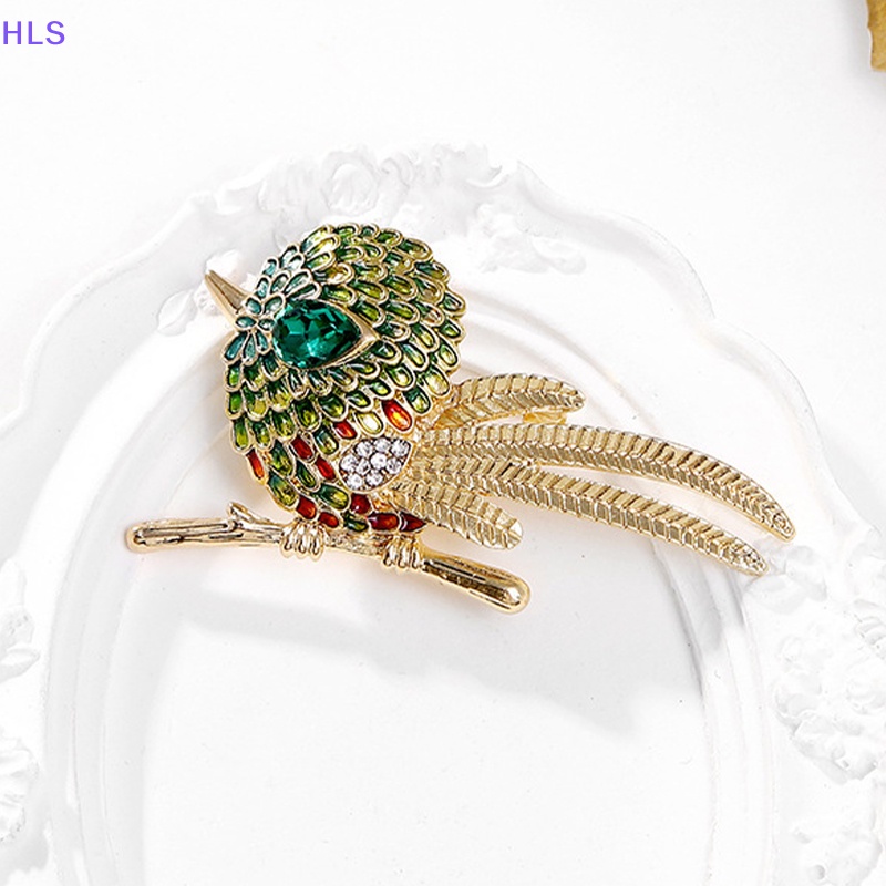 Ghim Cài Áo Hình Chú Chim Đính Đá Thời Trang Cho Nữ