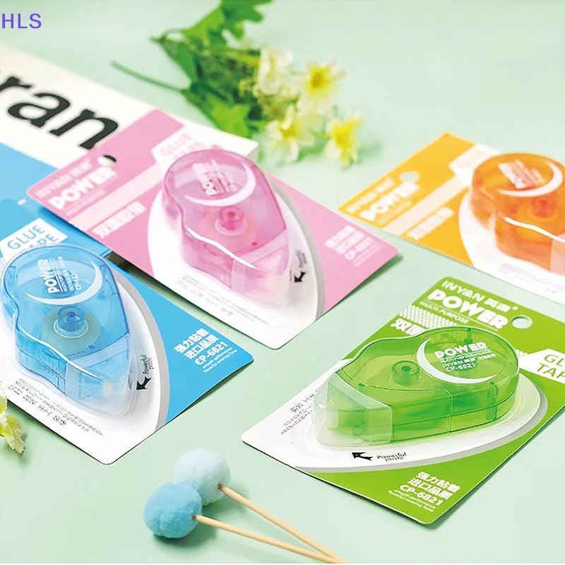 Cuộn Băng Keo Hai Mặt 3 Kích Thước Họa Tiết Chấm Bi Dùng Trang Trí Album Ảnh / Văn Phòng / Trường Học DIY