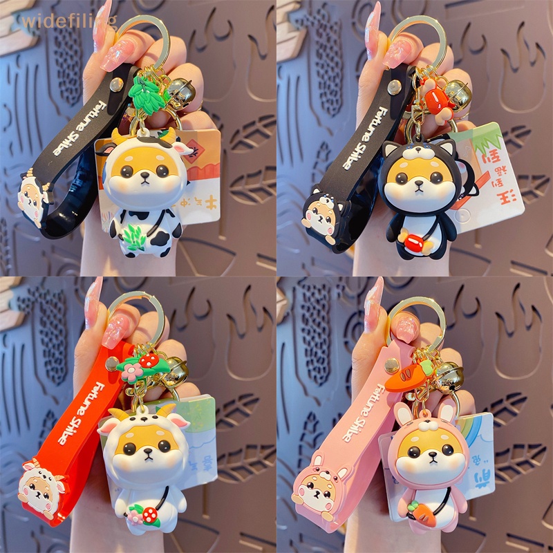 Móc Chìa Khóa Xe Hơi / Túi Xách Đan Len Hình Động Vật Dễ Thương Thích Hợp Làm Quà Tặng Ch