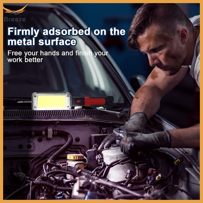 Đèn Led Cob 700lm Chống Thấm Nước Sạc Usb Có Móc Treo Tiện Dụng