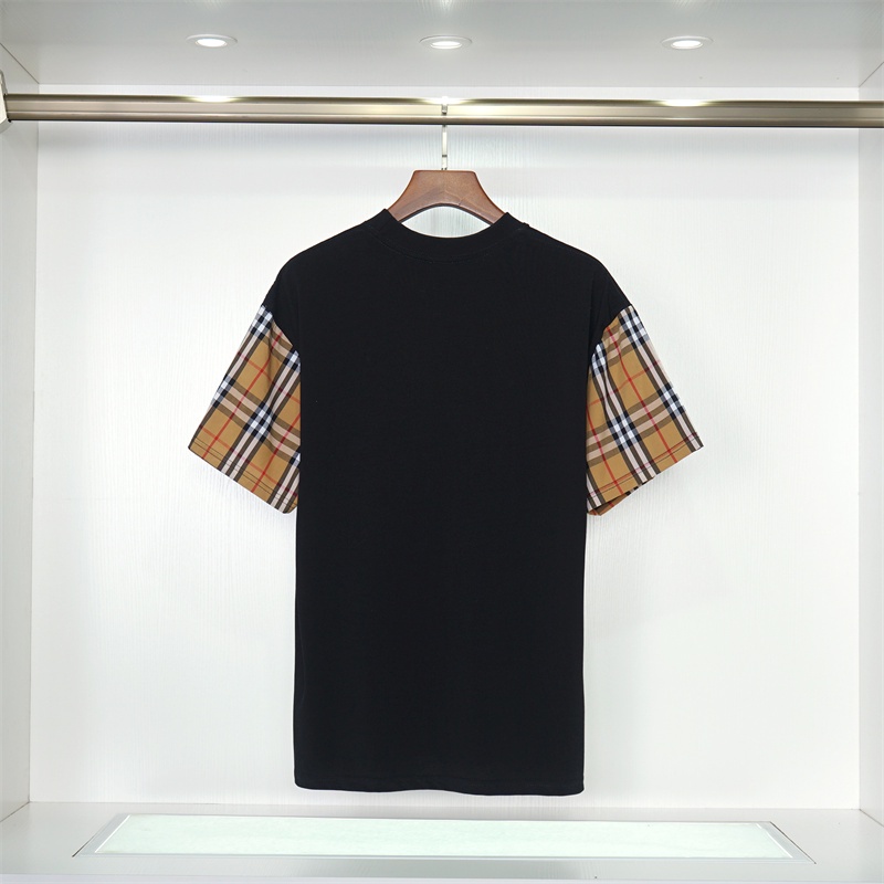 Áo Thun Thể Thao Cotton Tay Ngắn Dáng Rộng In Chữ BUR & ER * Y Thời Trang Cho Cặp Đôi