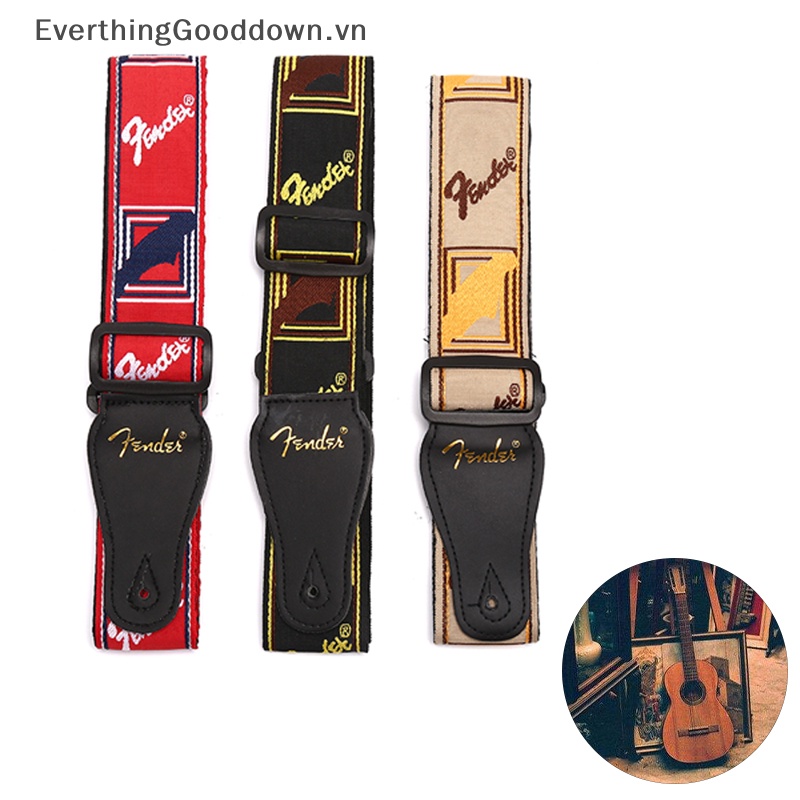 Dây Đeo Bằng Da Có Thể Điều Chỉnh Cho Đàn Guitar Điện Acoustic